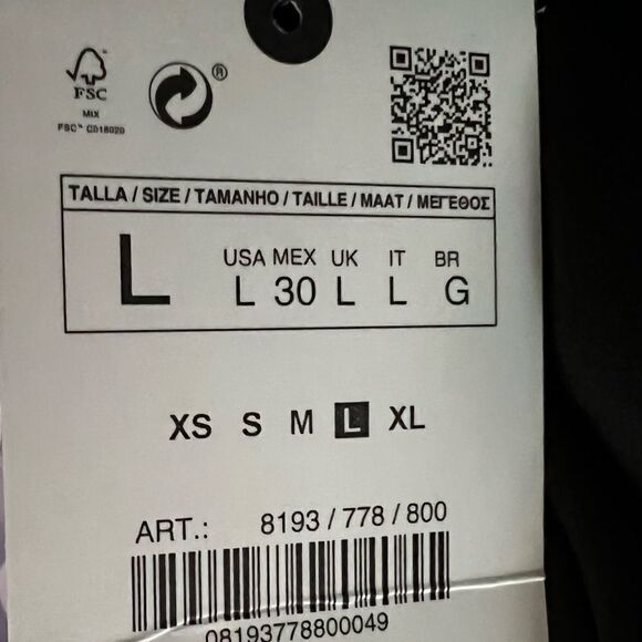 ZARA | Black | DRAPED MINI DRESS - Picture 7 of 9